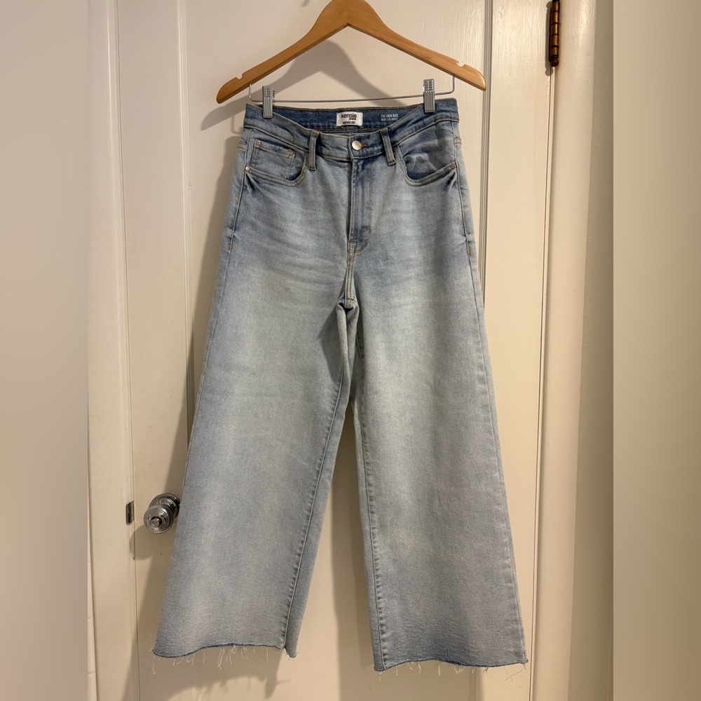 Kensie Sky Blue Wide Leg Jeans